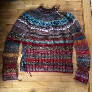 Hand knit sweater